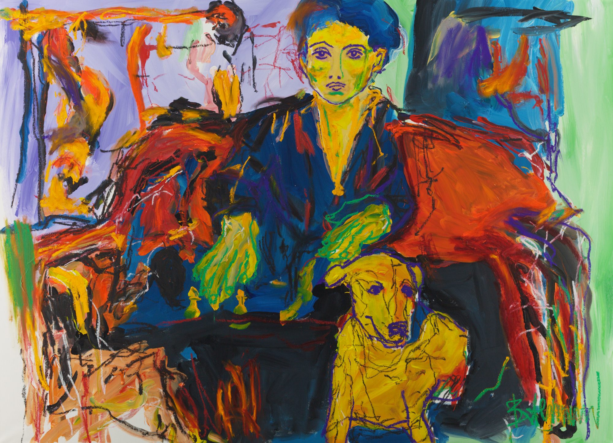 Affinity, 2026, 130 × 180 cm — full view | Claus Bertermann