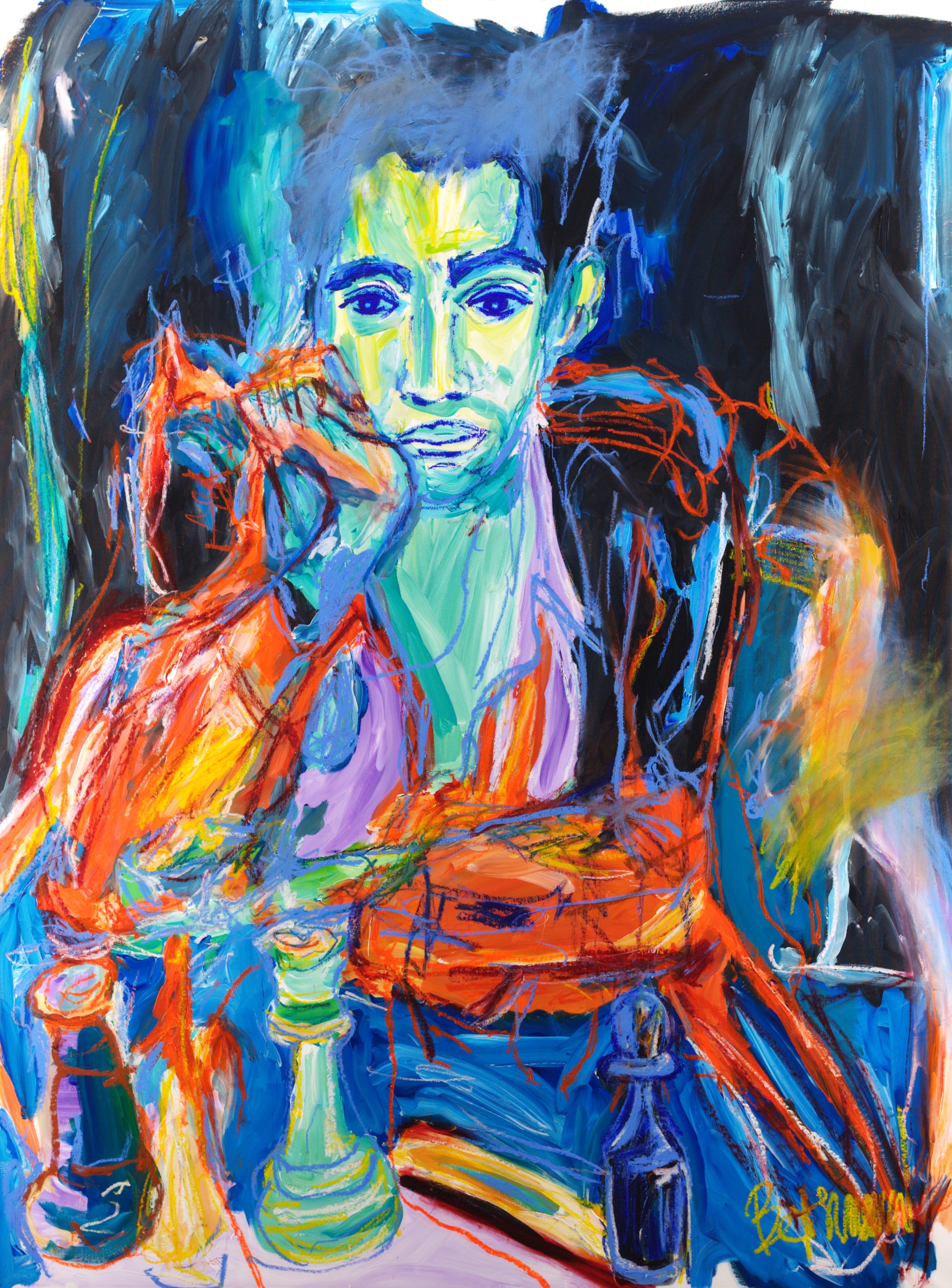 Gambit, 2026, 200 × 150 cm — full view | Claus Bertermann