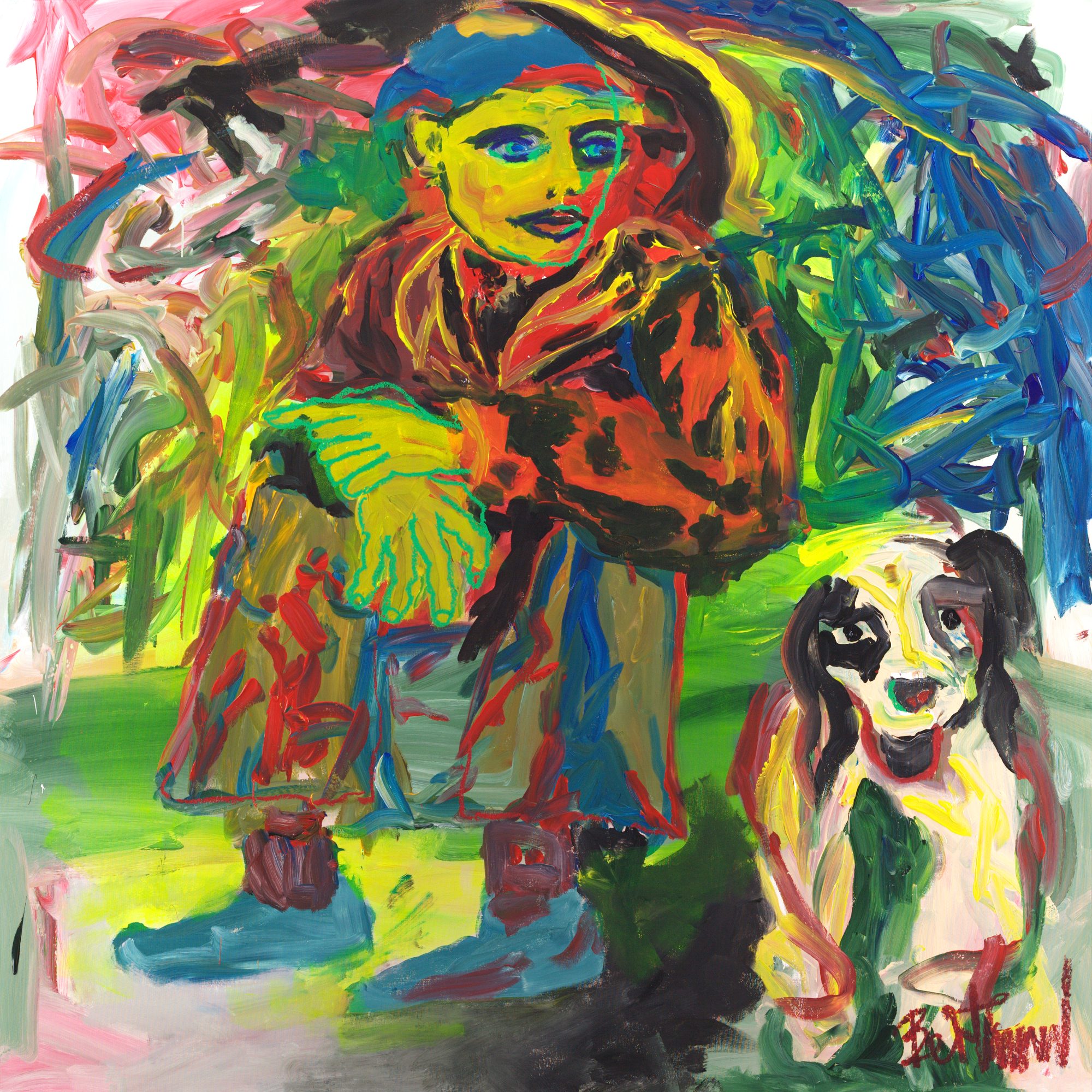 Sidekick Two, 2026, 160 × 160 cm — full view | Claus Bertermann