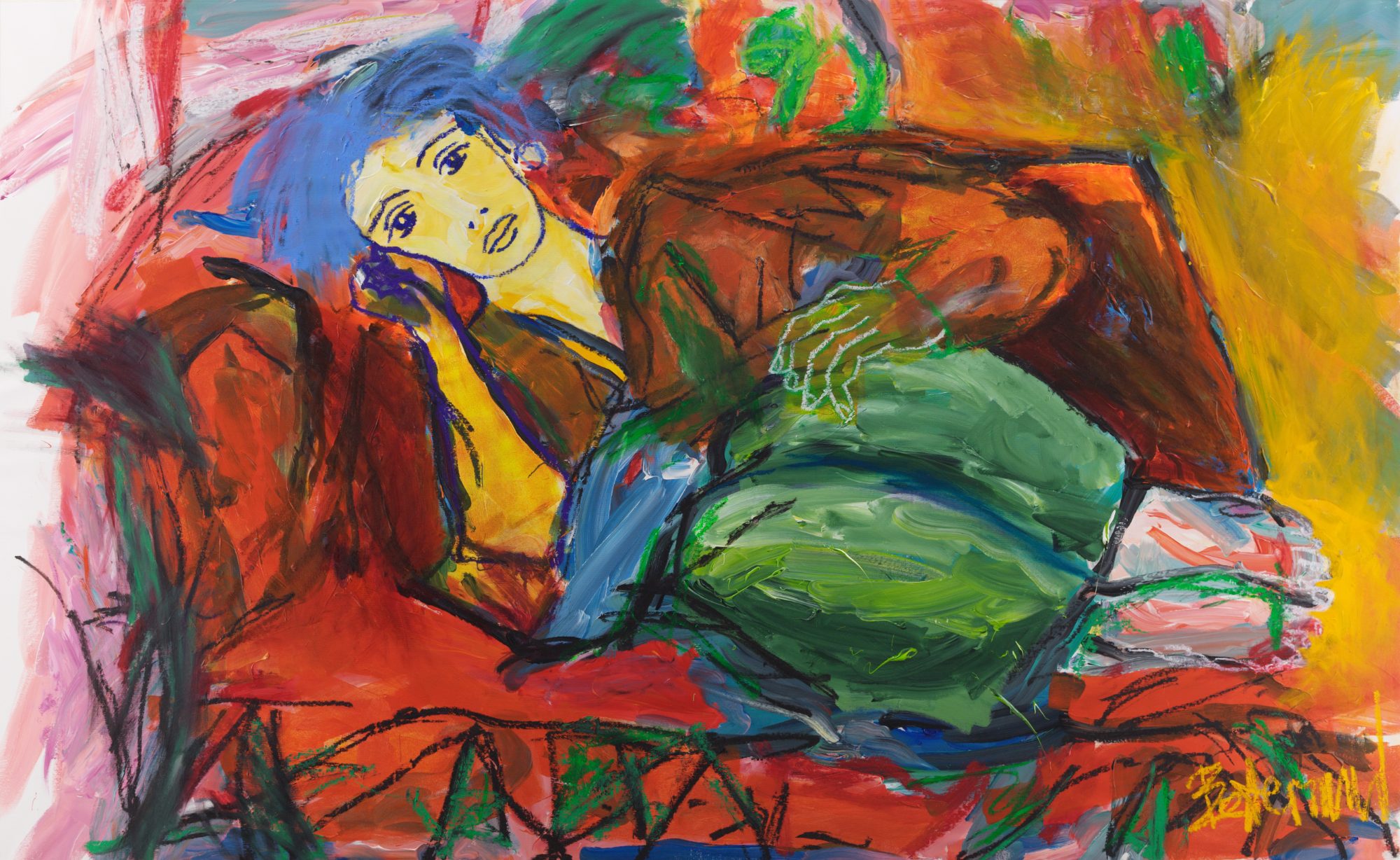 Stillness, 2026, 130 × 180 cm — full view | Claus Bertermann
